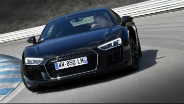 Audi R8 V10 Plus driving...