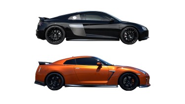 Nissan GT-R & Audi R8 V10...