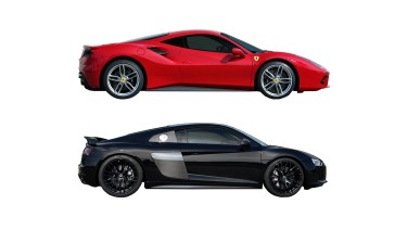 Ferrari 488 GTB & Audi R8...