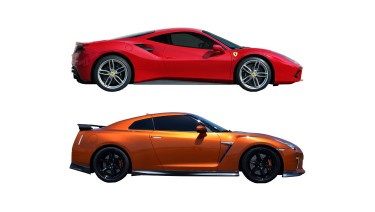 Nissan GT-R & Ferrari 488...