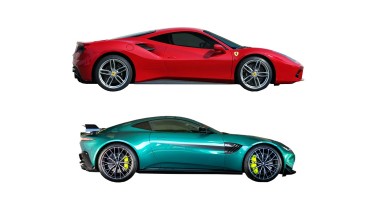 Ferrari 488 GTB & Aston...