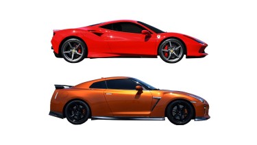 Nissan GT-R & Ferrari F8...