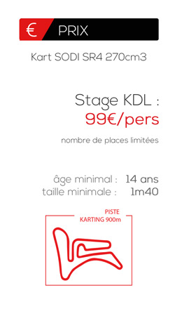 Tarif stage Karting enfant