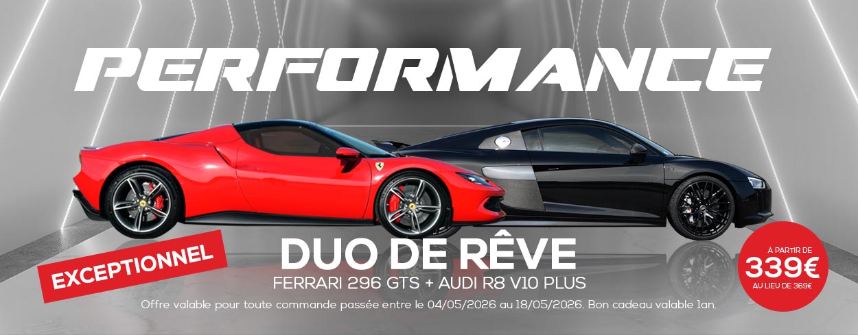 Offrez un bon cadeau au Circuit du Laquais. Pilotez les plus belle GT sur Circuit. Un cadeau idéal ! 