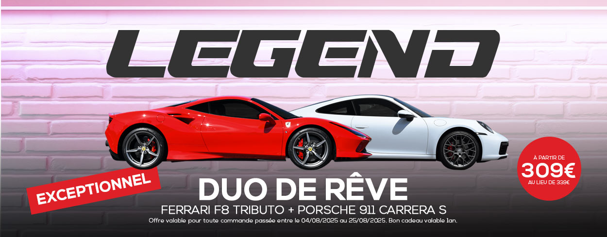 Offrez un bon cadeau au Circuit du Laquais. Pilotez les plus belle GT sur Circuit. Un cadeau idéal ! 
