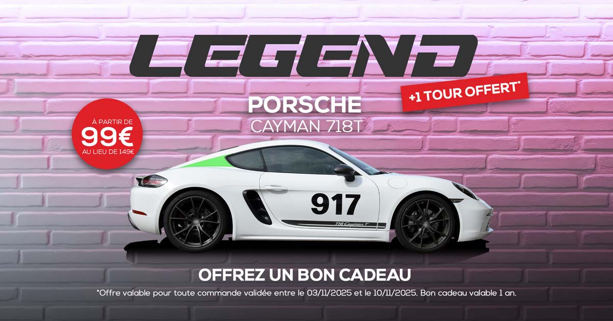 Offrez un bon cadeau pour piloter au Circuit du Laquais au volant des plus belles voitures