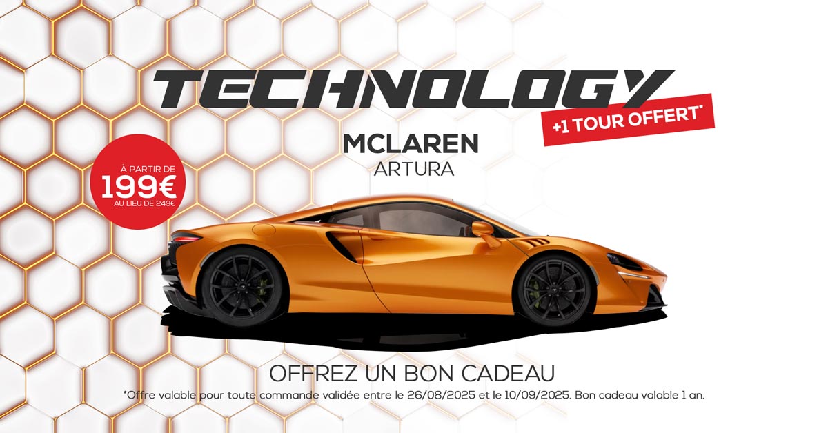 Offrez un bon cadeau pour piloter au Circuit du Laquais au volant des plus belles voitures