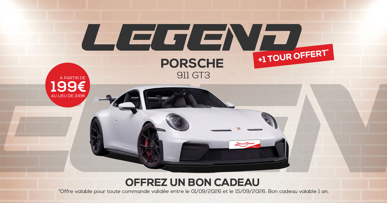 Offrez un bon cadeau pour piloter au Circuit du Laquais au volant des plus belles voitures
